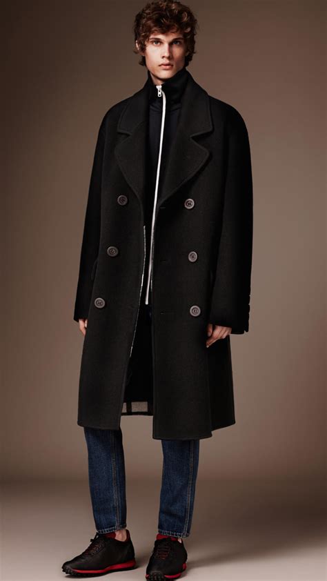 burberry long coat men's|long overcoat men's Burberry.